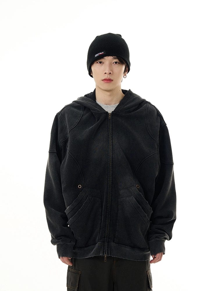 Realtakai outlet black hoodie