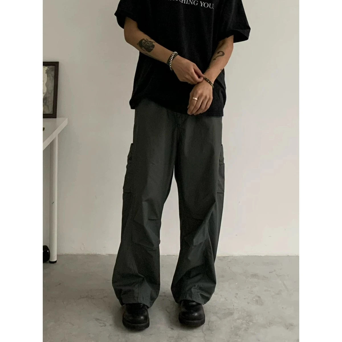 RT 18746 CARGO PARACHUTE STRAIGHT PANTS – REALTAKAI