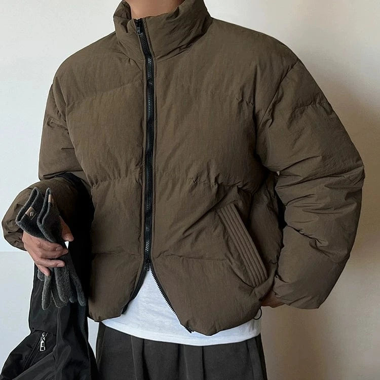 RT No. 11974 STAND COLLAR PUFFER JACKET – REALTAKAI
