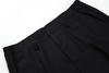 RT No. 9238 BLACK FOLDED STRAIGHT PANTS