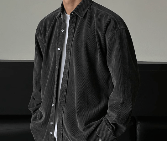 RT No. 12524 CORDUROY BUTTON-UP SHIRT