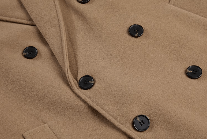 RT No. 11975 WOOLEN TRENCH COAT