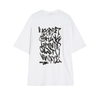 RT No. 11632 WHITE GRAFFITI HALF SLEEVE SHIRT