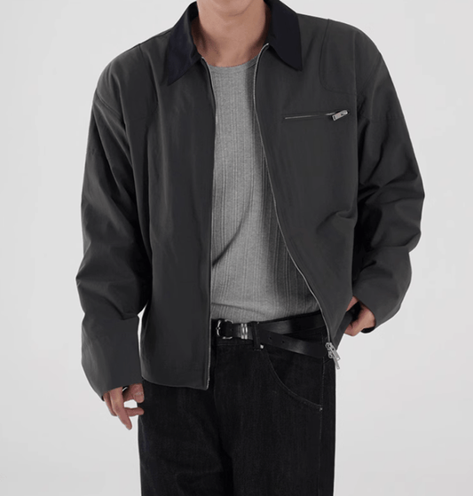 RT No. 12528 WORKWEAR GRAY ZIP JACKET