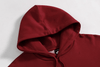 RT No. 11035 CRIMSON RED LETTERED PULLOVER HOODIE