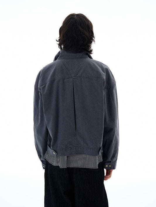 RT No. 25021 HUNTING ZIP COLLAR JACKET