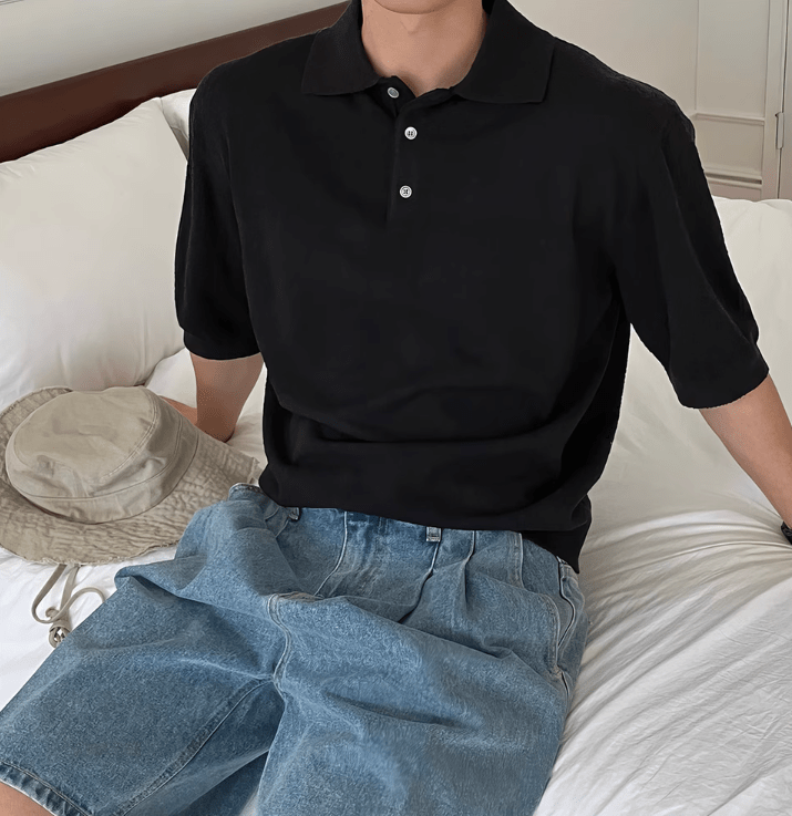 RT No. 11640 KNIT POLO SHORT SLEEVE