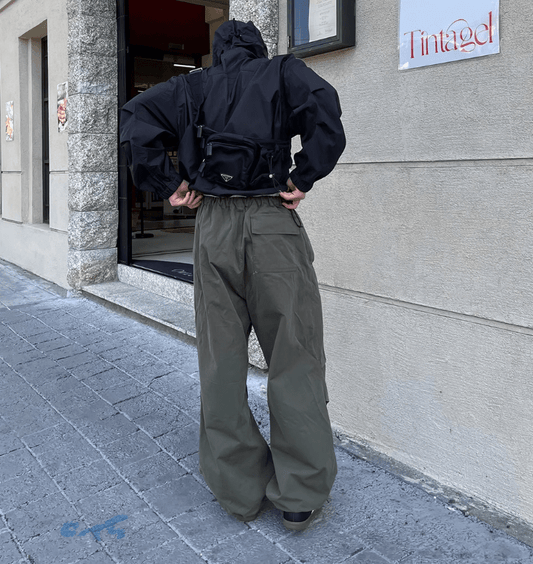 RT No. 10874 BLACK OUTDOOR HOODED SPORTS TECH JACKET