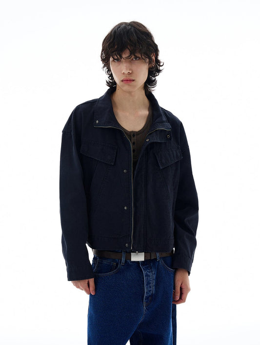 RT No. 25021 HUNTING ZIP COLLAR JACKET