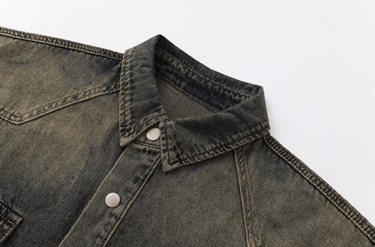RT No. 12488 RETRO BLUE DENIM SHIRT JACKET