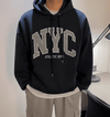 RT No. 10955 EMBROIDERED NYC PULLOVER HOODIE