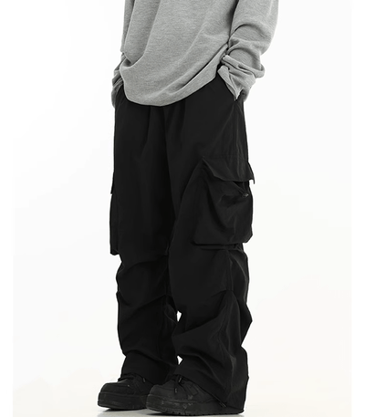 RT No. 10257 WIDE STRAIGHT CARGO PANTS