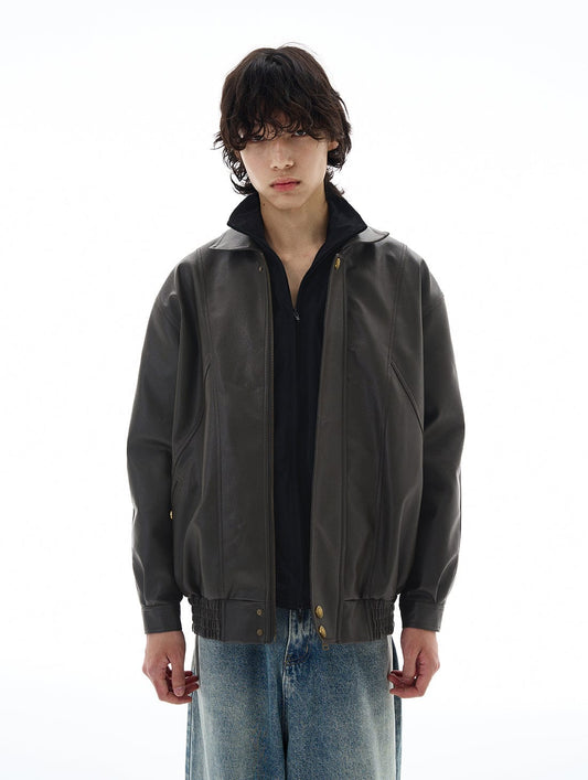 RT No. 25060 RODEO LEATHER ZIP JACKET