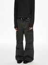 RT No. 50036 GRAY POCKET CARGO STRAIGHT PANTS
