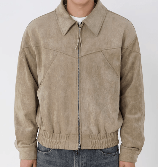RT No. 11273 LIGHT BROWN RODEO ZIP-UP JACKET