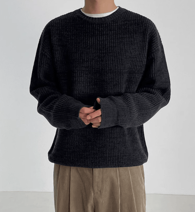 RT No. 10284 KNITTED PULLOVER SWEATER