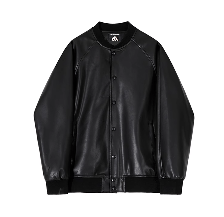 RT No. 11066 LEATHER BUTTON-UP JK