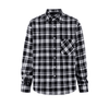 RT No. 12316 BLACK & WHITE PLAID SHIRT