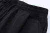 RT No. 11520 BLACK FOLDED PLEATED STRAIGHT PANTS