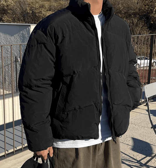 RT No. 11974 STAND COLLAR PUFFER JACKET