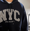 RT No. 10955 EMBROIDERED NYC PULLOVER HOODIE