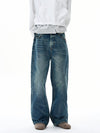 RT No. 31018 BAGGY STRAIGHT DENIM JEANS