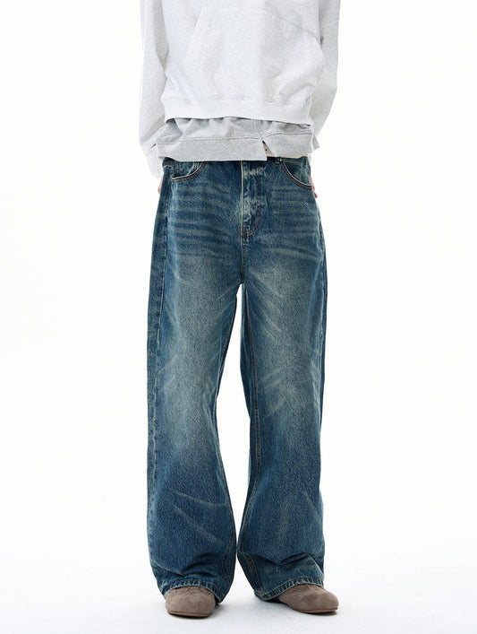 RT No. 31018 BAGGY STRAIGHT DENIM JEANS
