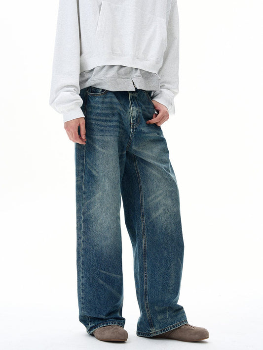 RT No. 31018 BAGGY STRAIGHT DENIM JEANS