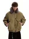 RT No. 59029 FUR COLLAR WORKWEAR CARGO JACKET