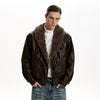 RT No. 55002 BOXY WOLF LEATHER JACKET