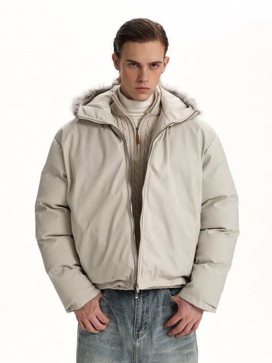 RT No. 59020 FUR COLLAR LEATHER JACKET