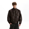 RT No. 40537 BOXY LEATHER JACKET