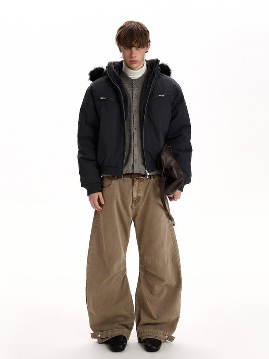 RT No. 55004 DUCK DOWN FUR COLLAR JACKET