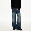 RT No. 50026 WASHED DENIM STRAIGHT JEANS