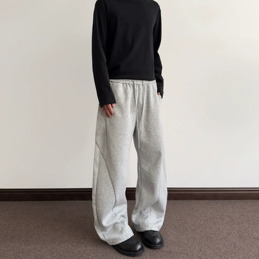 RT No. 40807 RECONSTRUCTED BAGGY STRAIGHT SWEATPANTS