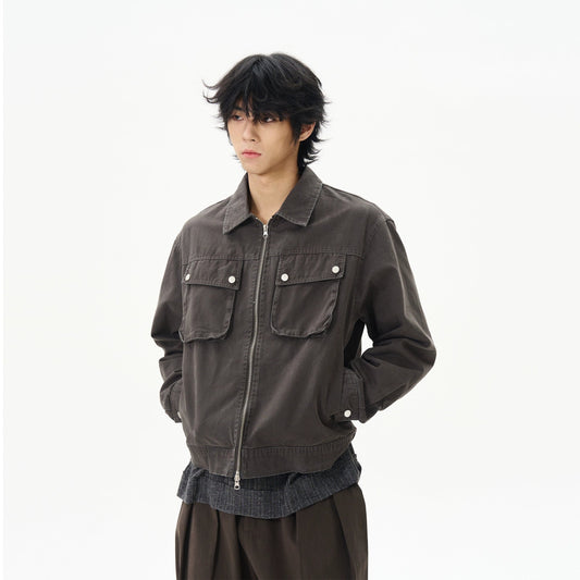 RT No. 12211 BROWN WORKWEAR ZIP-UP JK