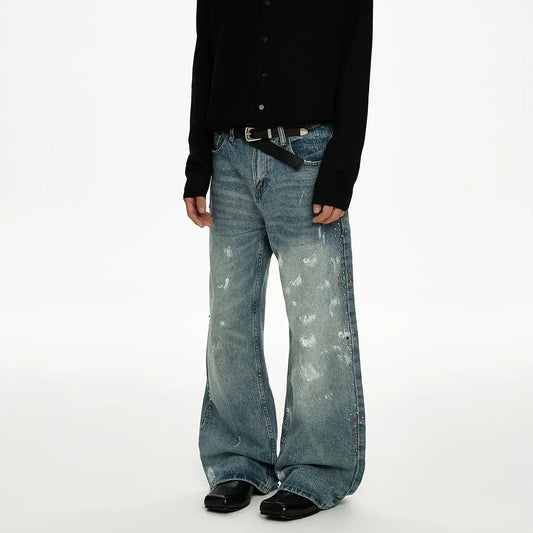 RT No. 50029 PAINT SPLASH DENIM JEANS