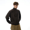 RT No. 42011 KNITWEAR TWIST ZIPPER SWEATER
