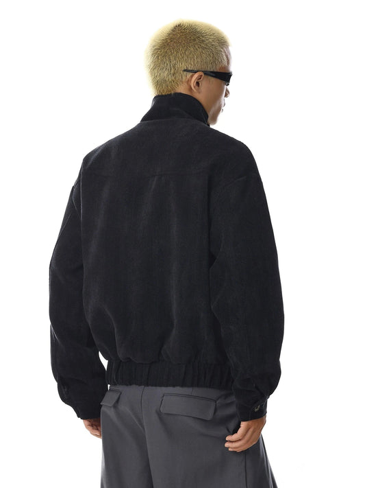 RT No. 32736 TEXTURED STAND COLLAR JACKET