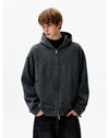 RT No. 50278 WOOLEN ZIPPER HOODIE