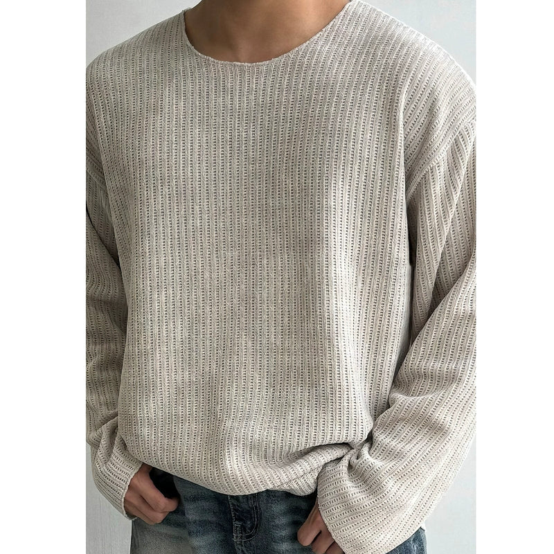 RT No. 12041 KNIT PULLOVER LONG SLEEVE