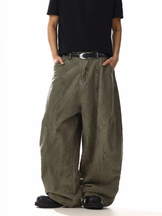 RT No. 19826 RECONSTRUCTED RODEO BAGGY PANTS