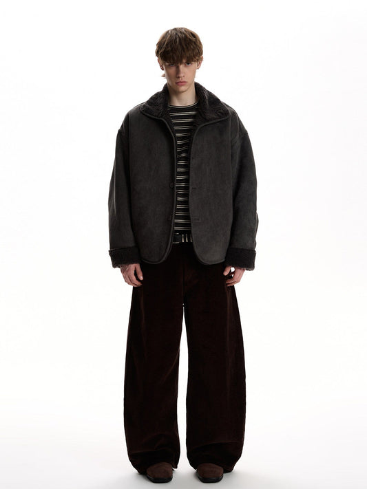 RT No. 59036 SUEDE SHEARLING JACKET