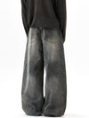 RT No. 55122 WASHED WIDE BAGGY JEANS
