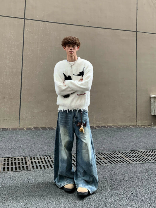 RT No. 18004 MOHAIR DOVE SWEATER