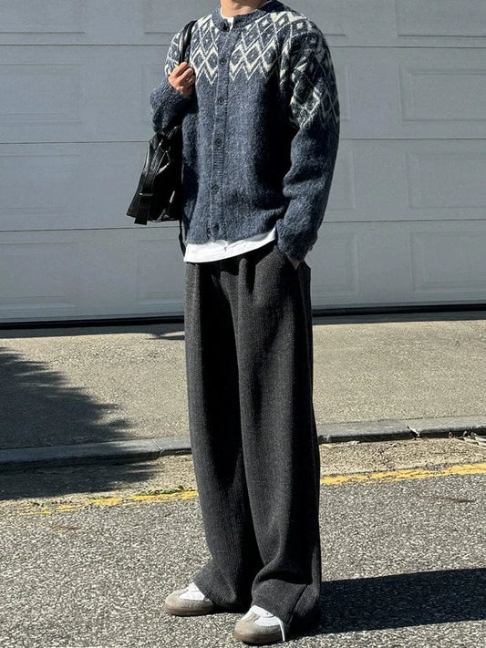 RT No. 48022 PLEATED STRAIGHT SWEATPANTS