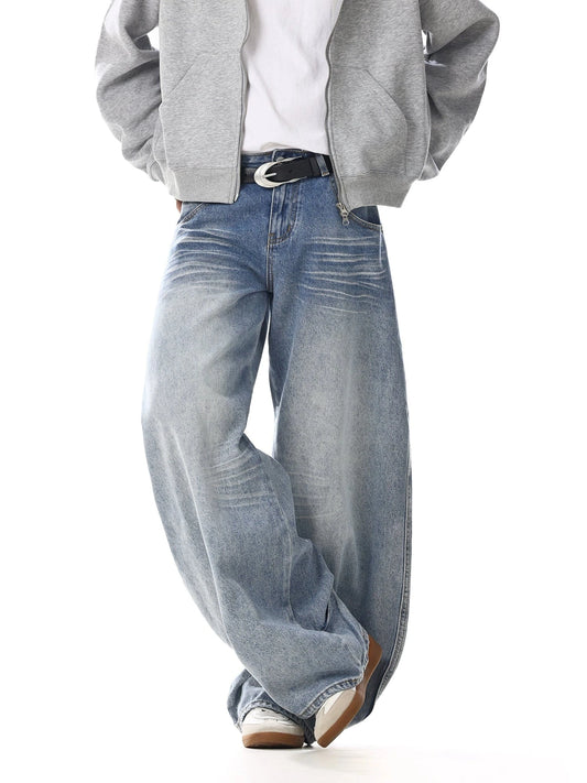 RT No. 32741 WHISKER WASH DENIM JEANS