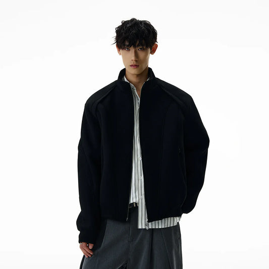 RT No. 40711 BOXY RECONSTRUCTED COLLAR JACKET