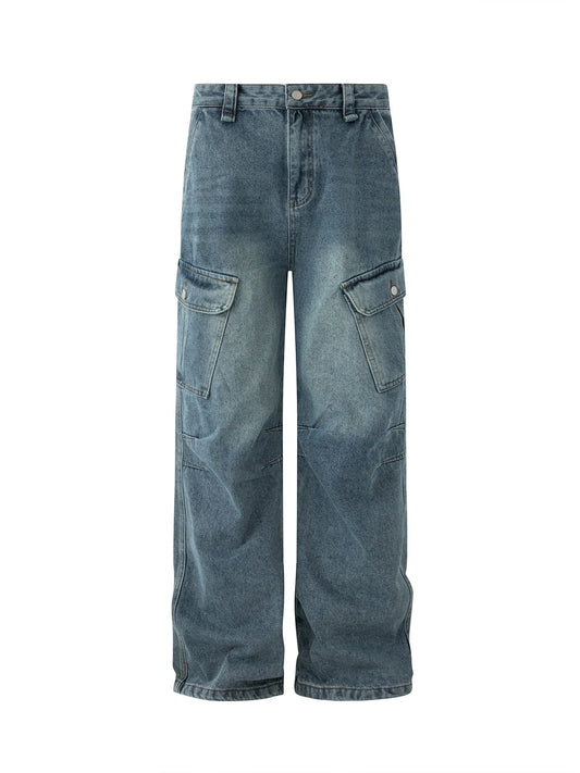 RT No. 29505 WASHED CARGO DENIM JEANS