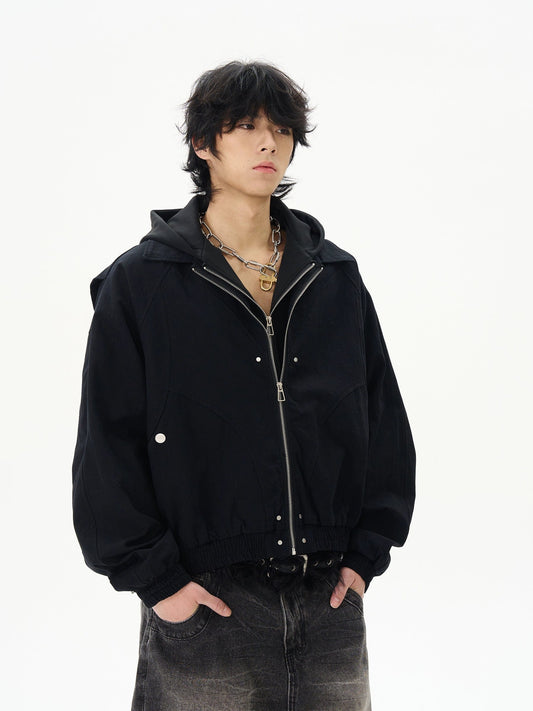 RT No. 12219 TWO PIECE ZIP-UP HOODED JK